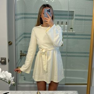 Asos, New With Tags, Sweater Dress, Cream, US 2